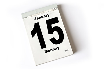 15. January 2018