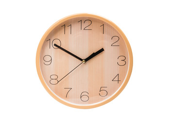 Wall clock isolated