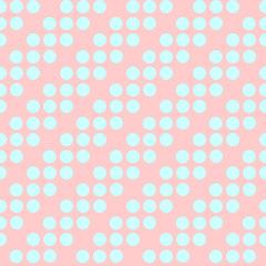 Seamless pattern of gray circles ordered