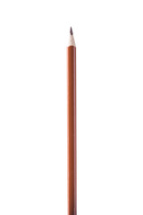 Brown pencil for drawing on a white background
