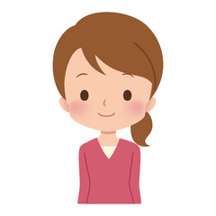 女性　イラスト