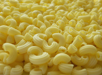 Color detail photography of raw pasta food