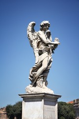 Fototapeta na wymiar Bernini's Angel in Rome, Italy