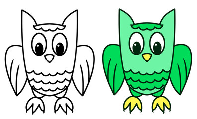 Cute Owl cartoon