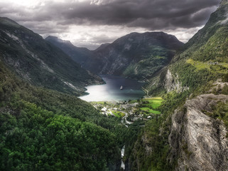 The Geirangerfjord in Norway