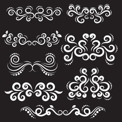 Vintage frames and scroll elements29