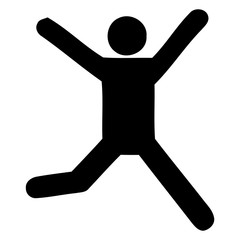 Figure Stick Icon man play