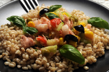 Salat av bygg Ensalada de cebada Barley салат из ячменя salad Insalata d'orzo Salat von 大麦沙拉 Gerste Saláta árpa Sałatka z jęczmienia 大麦のサラダ Salada 