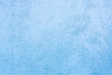 Blank concrete wall blue color for texture background