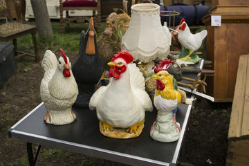Dekoration Figürchen Hühner