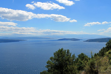Fototapeta na wymiar Kvarner Bucht in Kroatien