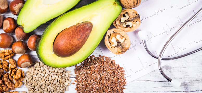 Sources of omega 3 fatty acids contained in the food.