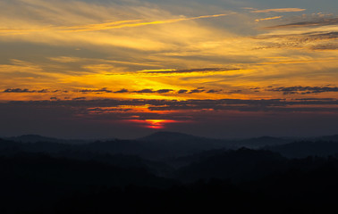  Silhouette background landscape  