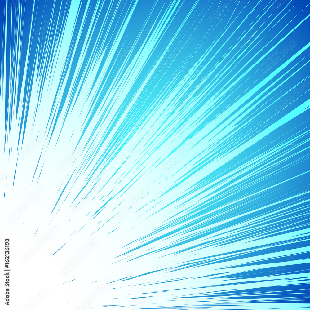 Aufkleber vivid colorful background with starburst (sunburst)-like motif. abstract radial lines fading into ba