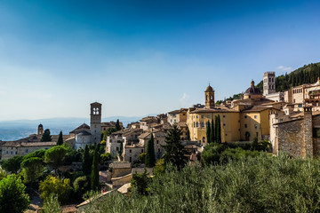 Assisi town in Umbria, Italy