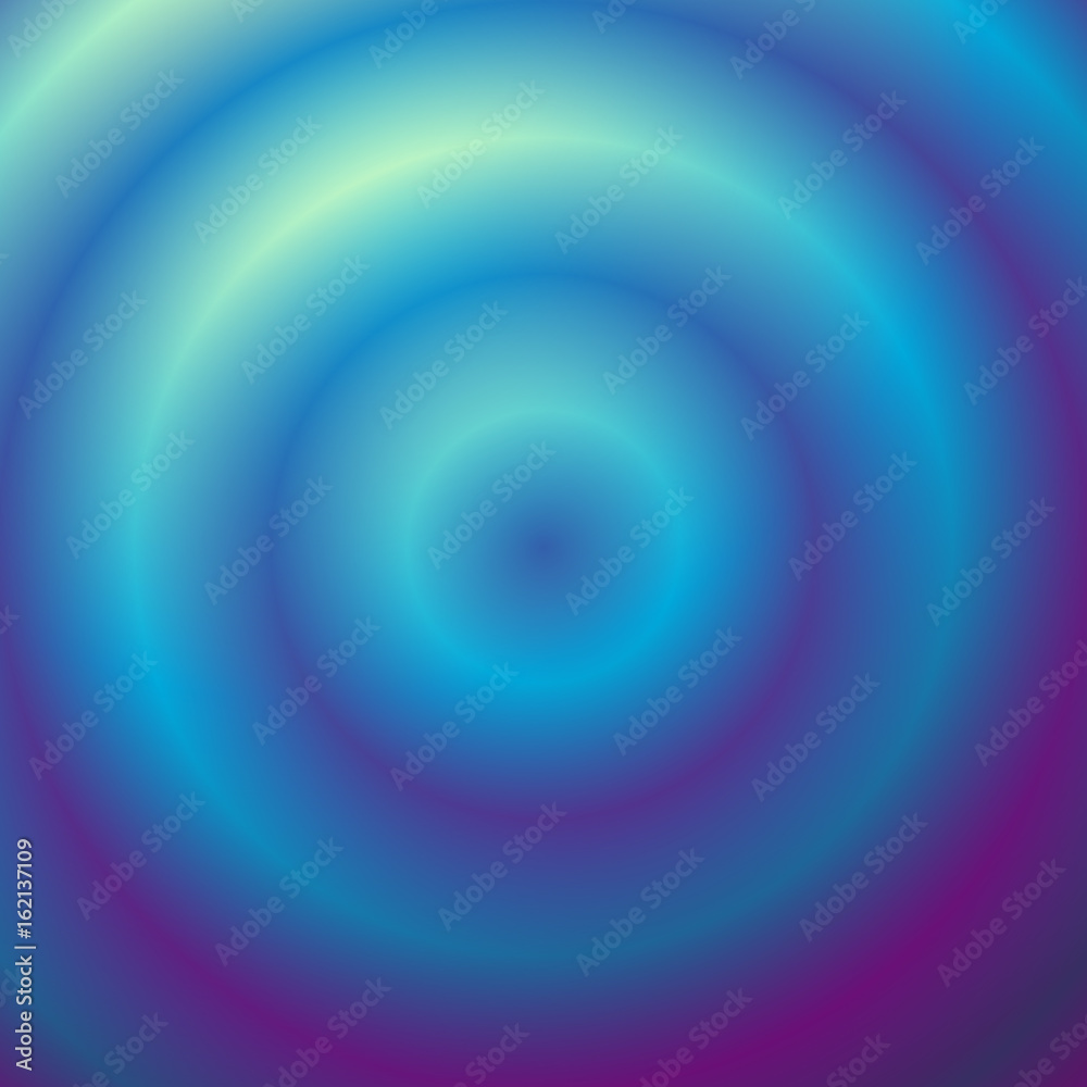 Aufkleber Circular pattern with concentric circles. Faded overlapping circle shapes, abstract ripple effect