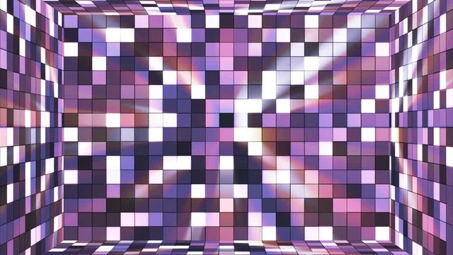 Broadcast Twinkling Hi-Tech Squares Room, Purple, Abstract, Loopable, 4K