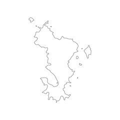 Mayotte map outline
