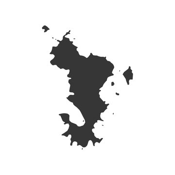 Mayotte map outline