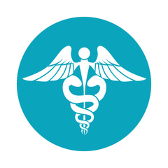 Obraz premium isolated caduceus emblem