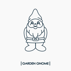 Garden gnome icon