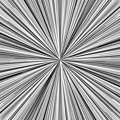 Element linii promieniowych. Abstrakcjonistyczna geometryczna ilustracja. Promieniujący, pękający wzór kołowy - 162142978