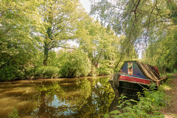 Barge on the Grand Union Canal