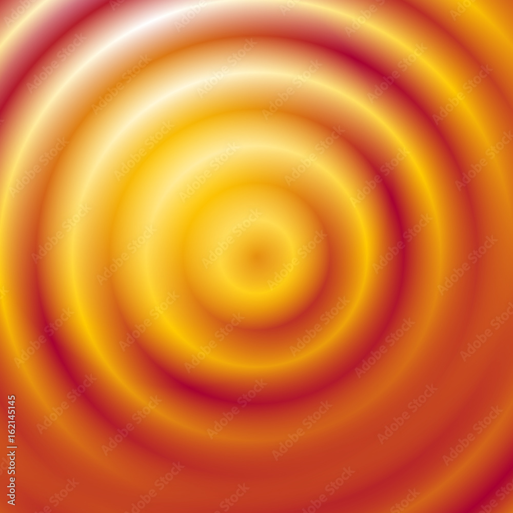 Poster Circular pattern with concentric circles. Faded overlapping circle shapes, abstract ripple effect