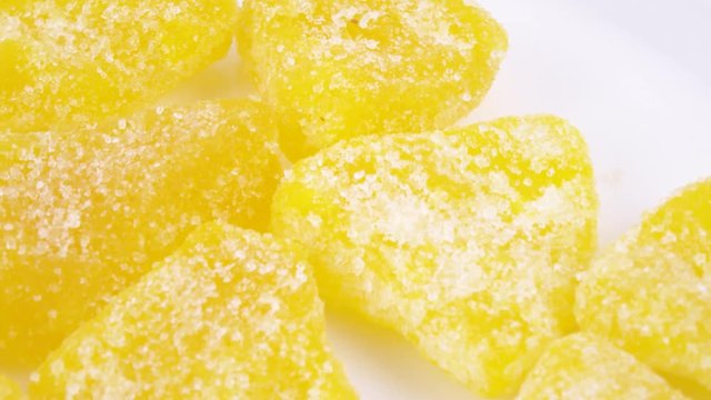 Pile of slivers of pineapple