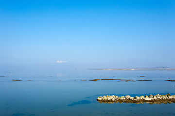 Panorama from Scardovari beach, Italy