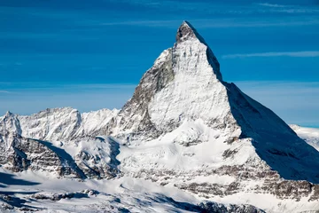 Foto op Canvas Matterhorn during winter, Swiss Alps, Switzerland © evenfh