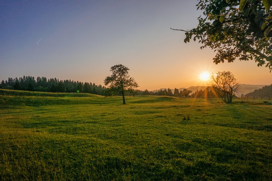 Sonnenuntergang im Allg&auml;u 2