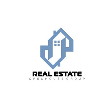 Logo template real estate, apartment, condo, house, rental, business. brand, branding, logotype, company, corporate, identity.