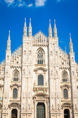 Fototapeta premium Duomo di Milano, Italy