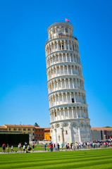 Famous tower of Pisa, Italy