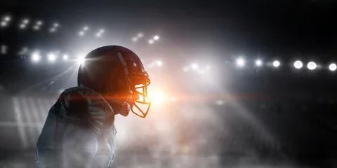 Gordijnen Voetbal It is game time. Mixed media  © Sergey Nivens