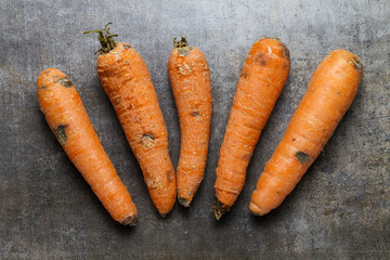 Rotten carrots