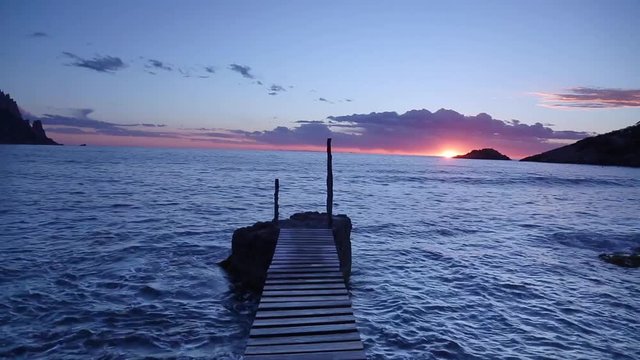 Hort Cove in Ibiza, Spain