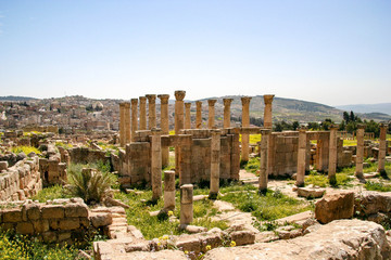 Fototapeta premium Jerash north of Amman, Jordan