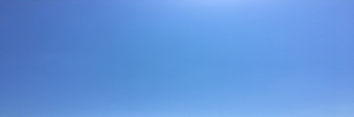 Blue sky background. Sunny summer blue sky