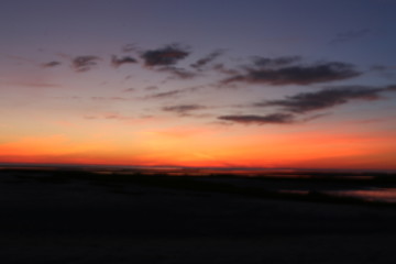 Fototapeta na wymiar Skaket Beach Sunset