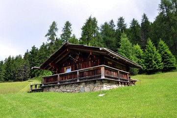Fototapeta na wymiar Berghütte auf St.Jacob