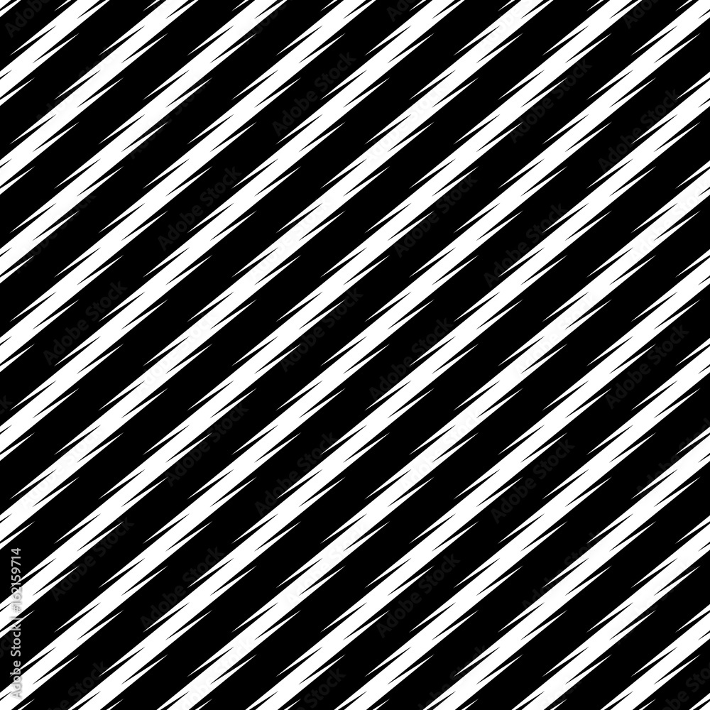 Aufkleber Black and white seamless geometric pattern. Repeatable texture / background with array, structure of shapes