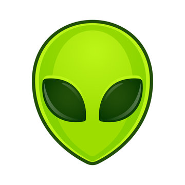 Alien face illustration