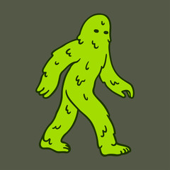 Cartoon swamp monster © sudowoodo
