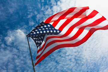 USA flag background, 4th of July Independence Day symbol