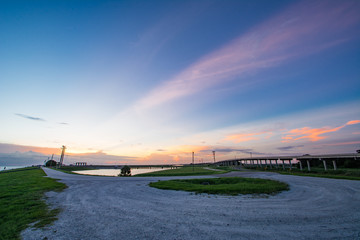 Florida Landscape with Bridges