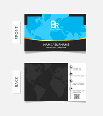 Business card modern design.VECTOR.