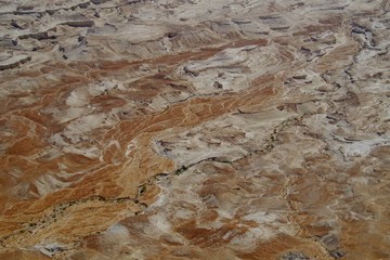 Pustynia Judzka widok ze Wzgórza Masada