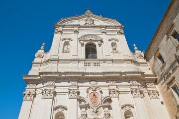 Fototapeta na wymiar Church of Carmine. Martina Franca. Puglia. Italy. 